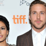 Eva Mendes and Ryan Gosling posing