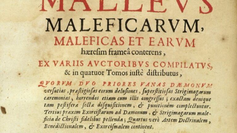 How the Malleus Maleficarum fueled the witch trial craze