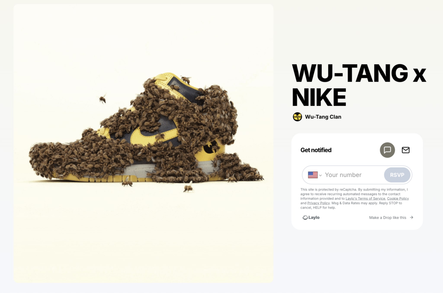 Wu-Tang x Nike Dunk High Sign-up