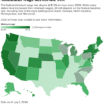 In some battleground states, low-wage workers keep losing ground