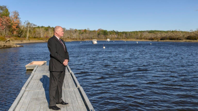 Sgt. Aaron Skolfield, a resident of the rural town of Bowdoinham in Sagadahoc County, Maine, is running for sheriff against Joel Merry, the incumbent, in an effort to reclaim his reputation after a mass shooting last October.