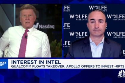 Biggest impediment to any acquisition for Intel is regulatory approval, says Wolfe's Chris Caso