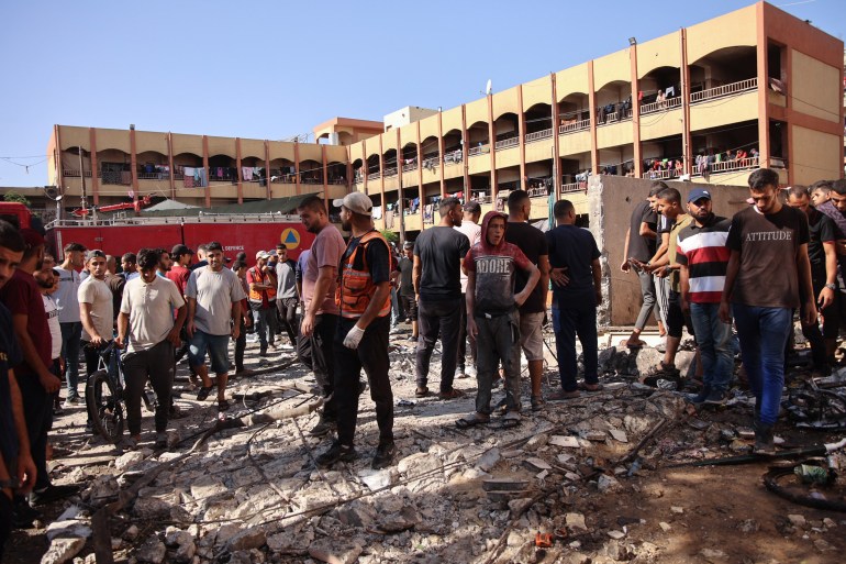 At least 11 killed in Israeli strike that hit a school in northern Gaza