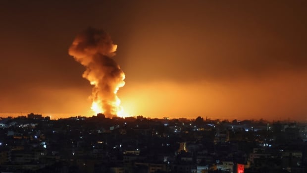 Israeli strike near Beirut hospital kills 4, including child, and wounds 24, Lebanese officials say | CBC News