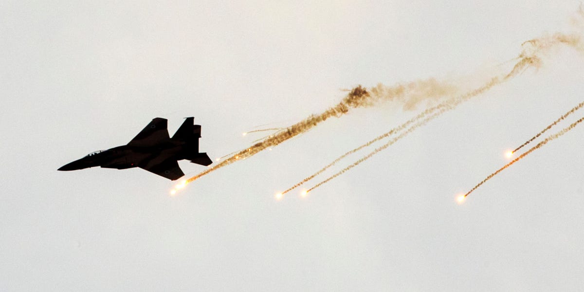 Israel's military says it is hitting Iran with retaliatory strikes