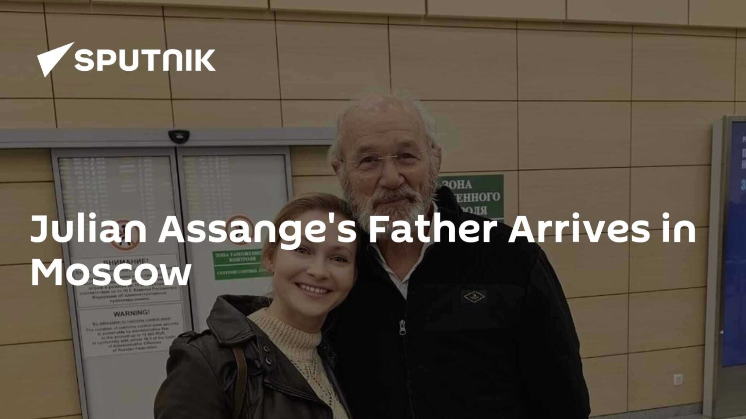 Julian Assange's Father Arrives in Moscow