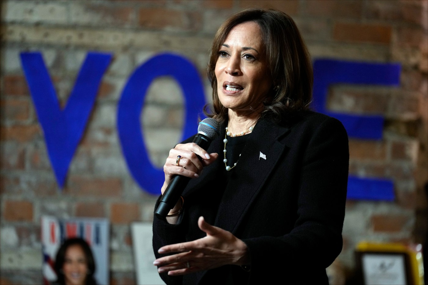 Kamala Harris works to energize Black male voters and denounces Donald Trump support of ‘stop and frisk’