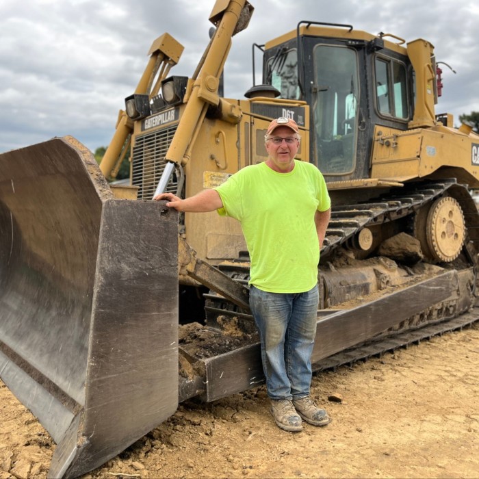 Bert Sterbutzel, owner of T & B Excavating