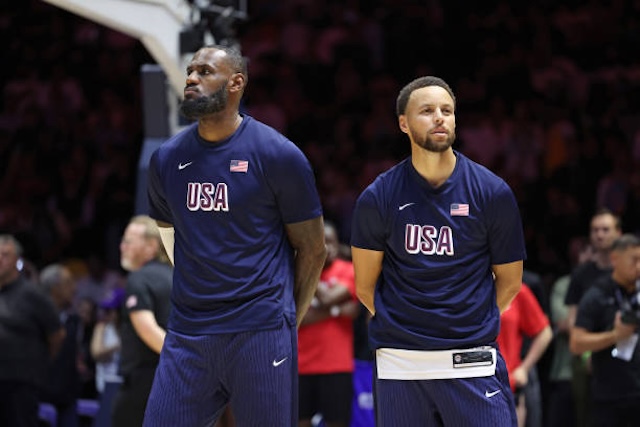 LeBron James discusses if he'll team up with Stephen Curry again