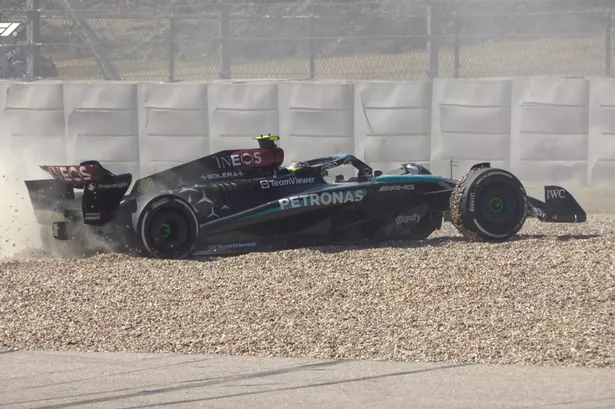 Lewis Hamilton crashes out of US Grand Prix to cap off horror weekend for the Brit