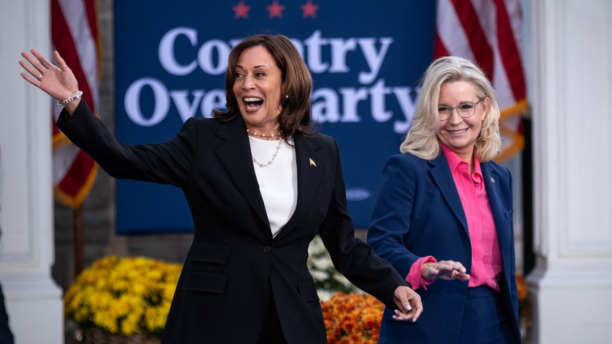 Liz Cheney campaigns with Harris in Wisconsin