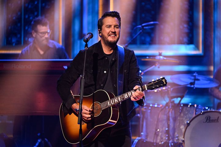 Luke Bryan performs on "The Tonight Show" on Oct. 2. He talked about the controversy around Beyoncé's lack of CMA Award nominations during an interview on SiriusXM’s "Andy Cohen Live" earlier this week.