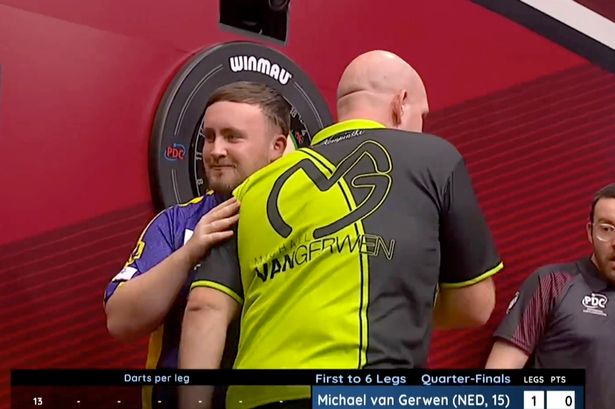 Luke Littler branded a 'freak of nature' as Michael van Gerwen loses with 112 average