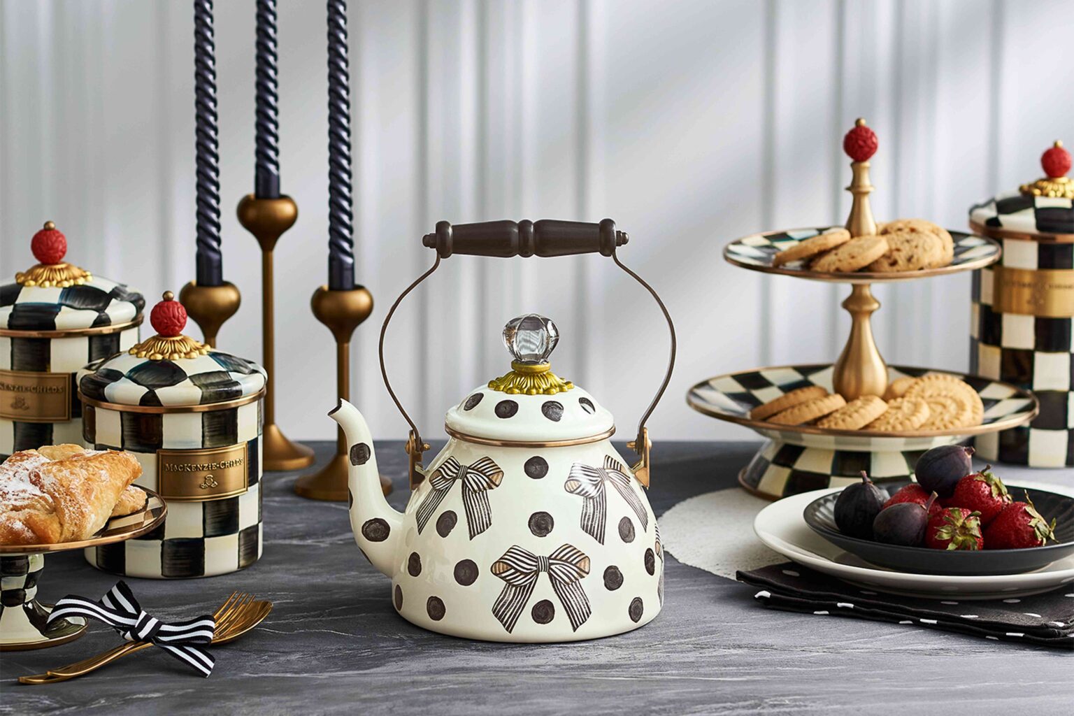 MacKenzie-Childs Just Launched A New Line Of Tea Kettles, And Every Design Is A Winner