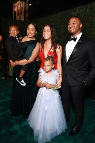 Francis Nelson, Ella Nelson, Meghan, Duchess of Sussex, and Guests attend the Children's Hospital Los Angeles Gala 2024 at JW Marriott LA Live on October 05, 2024 in Los Angeles, California.