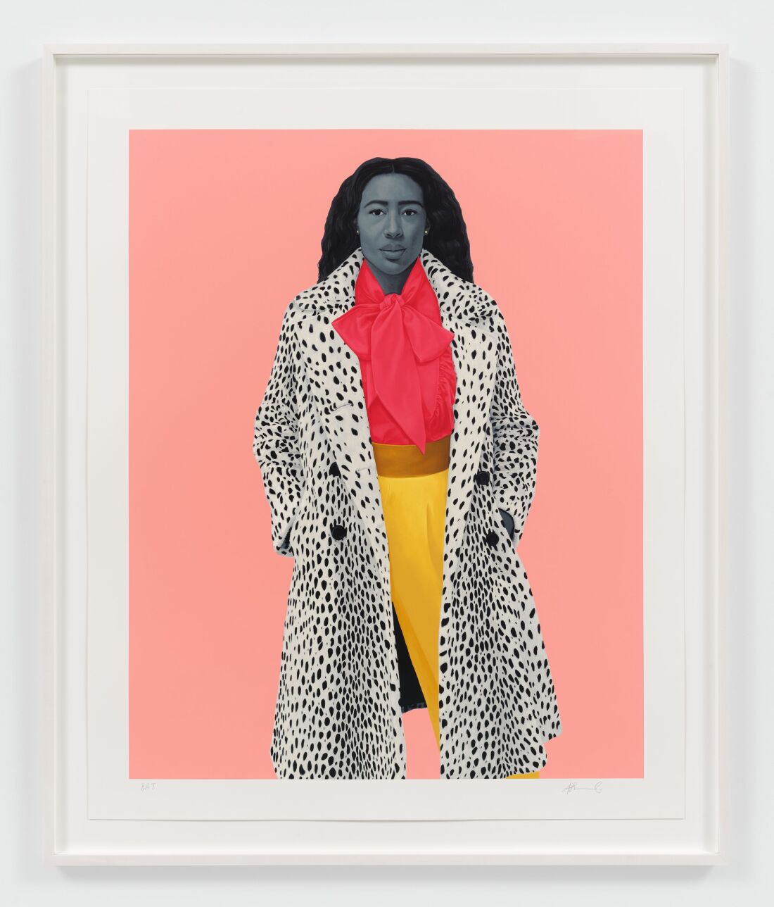 Amy Sherald, As soft as she is..., 2023.