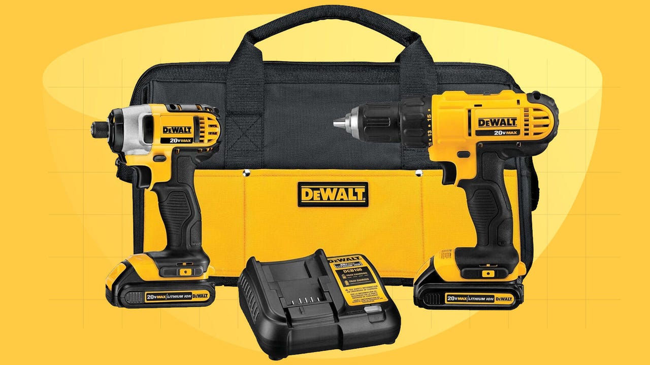 DeWalt 20V MAX cordless drill and impact driver set