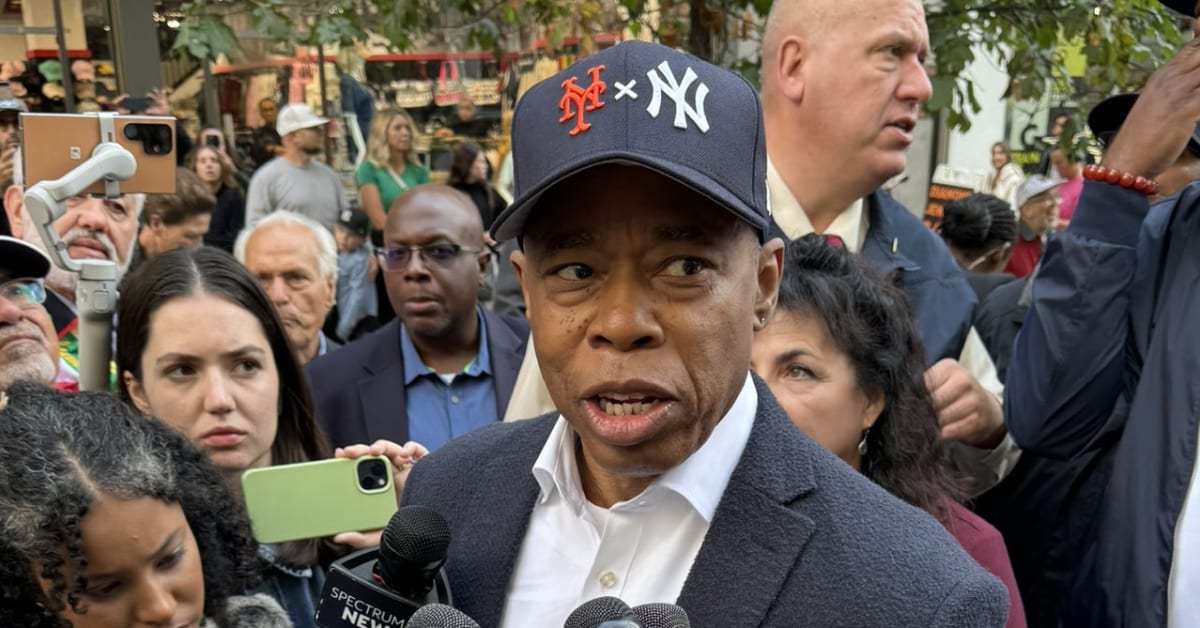 NYC Mayor Eric Adams Faces Backlash for Wearing Both Mets and Yankees Logos on Baseball Cap