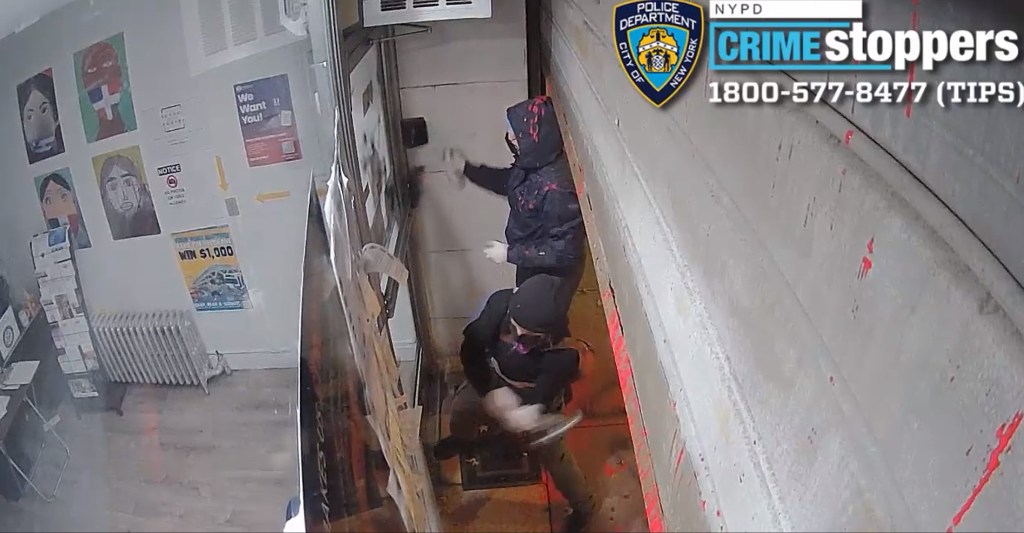 NYPD releases video of pro-Palestinian vandals defacing Rep. Adriano Espaillat’s office