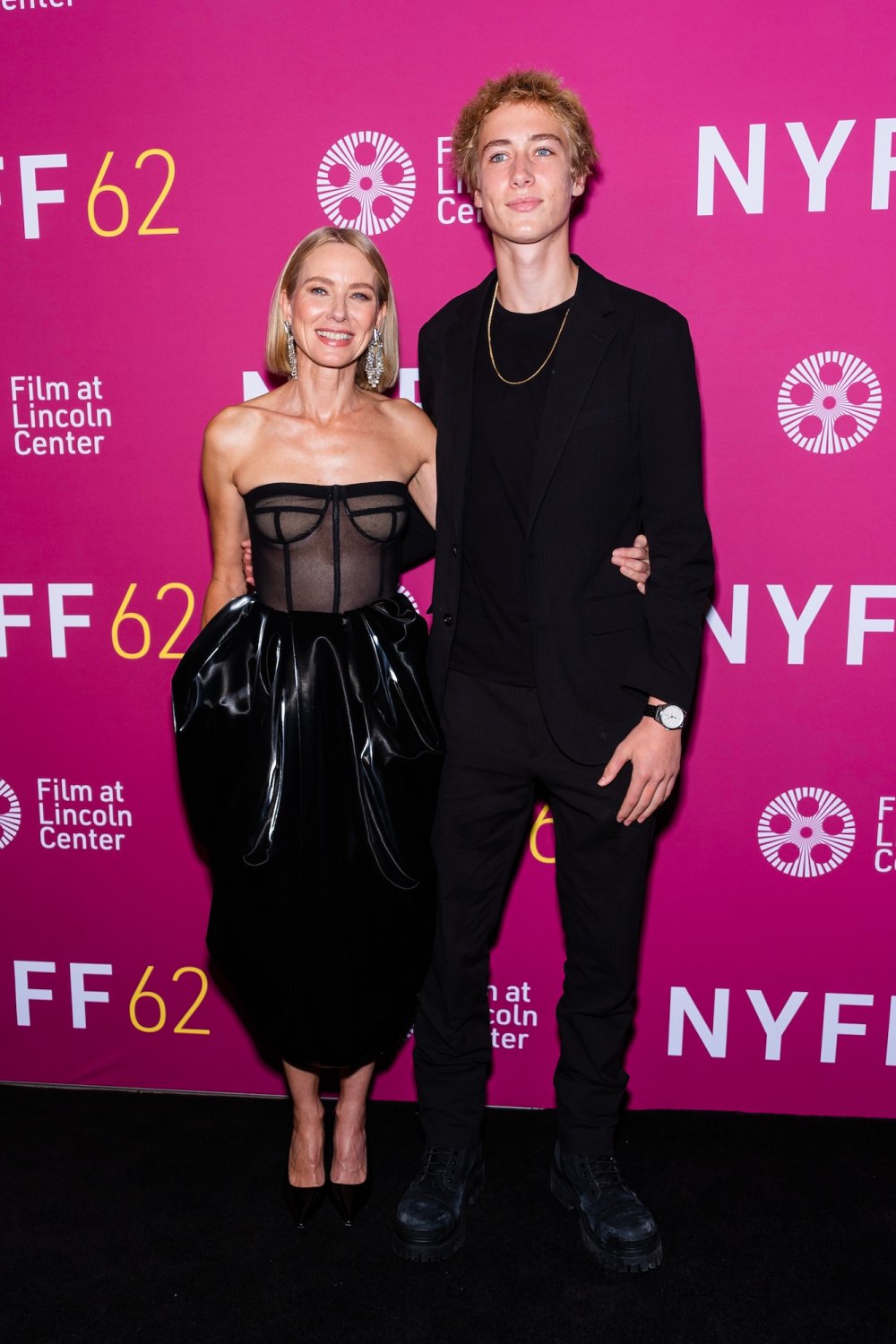 Naomi Watts Coordinates WIth Her Son Sasha Schreiber at the Premiere of Her New Film The Friend