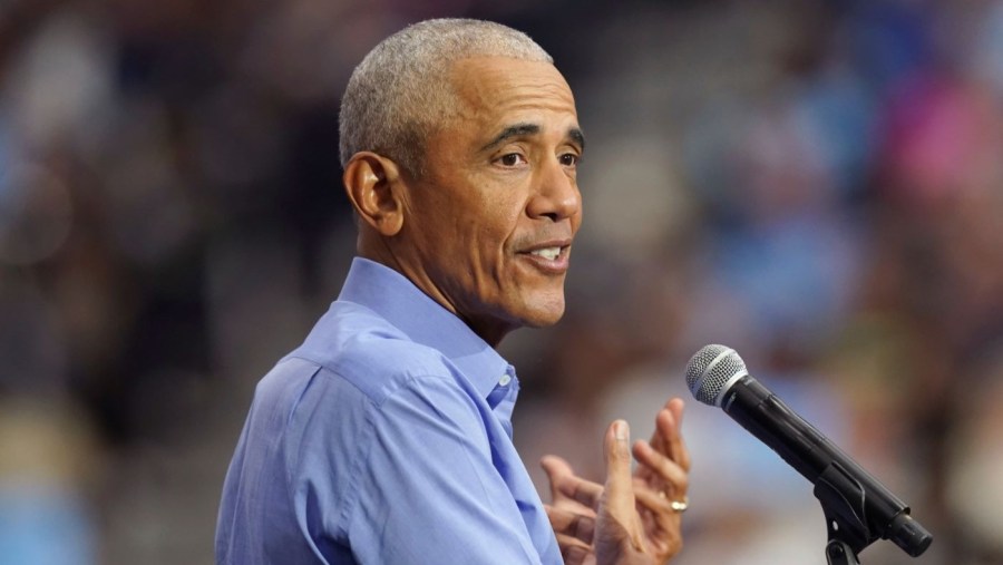 Obama makes stern appeal to Black male voters in Pennsylvania