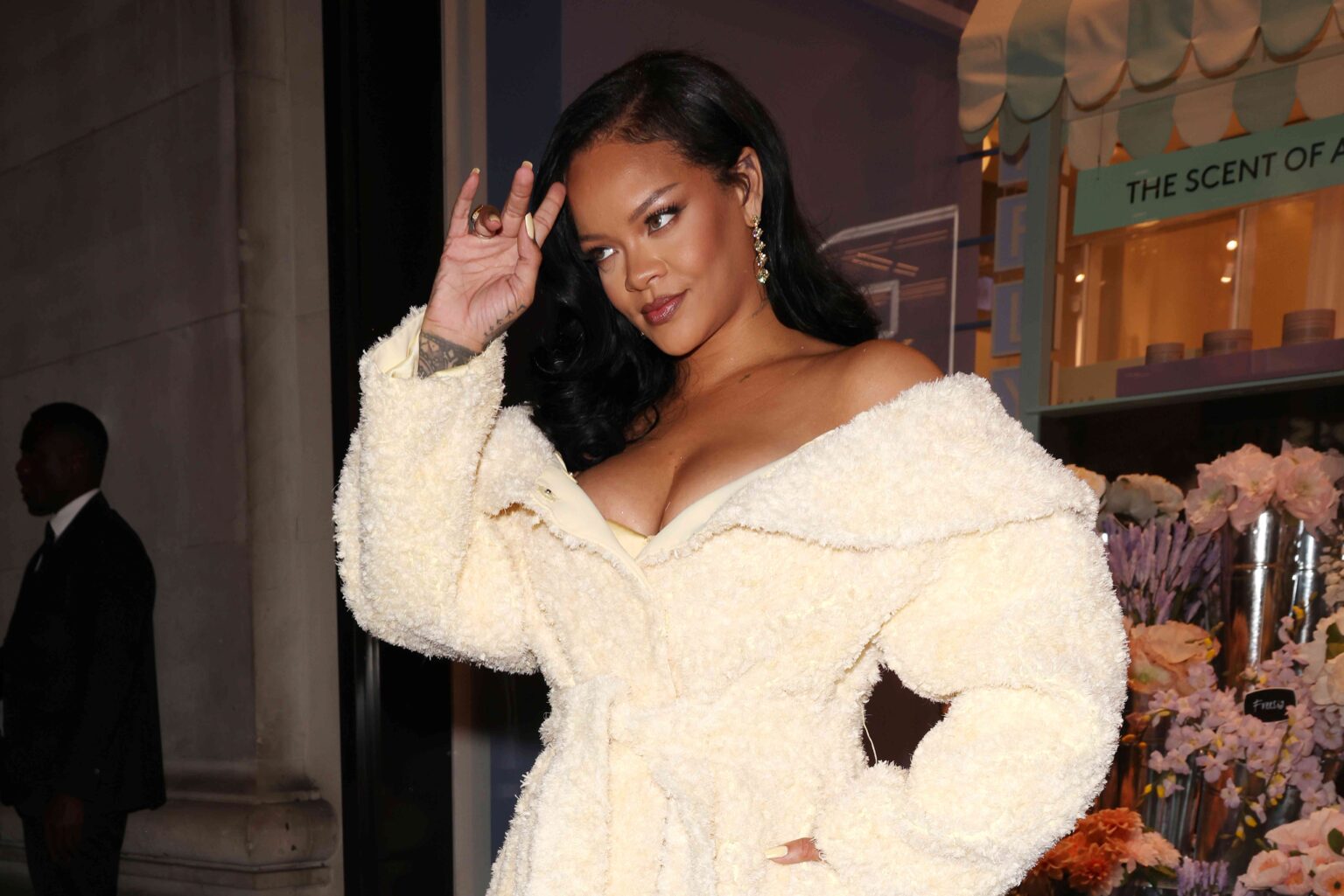 Rihanna's Spandex LBD with Cutouts Was So Mob Wife-Coded