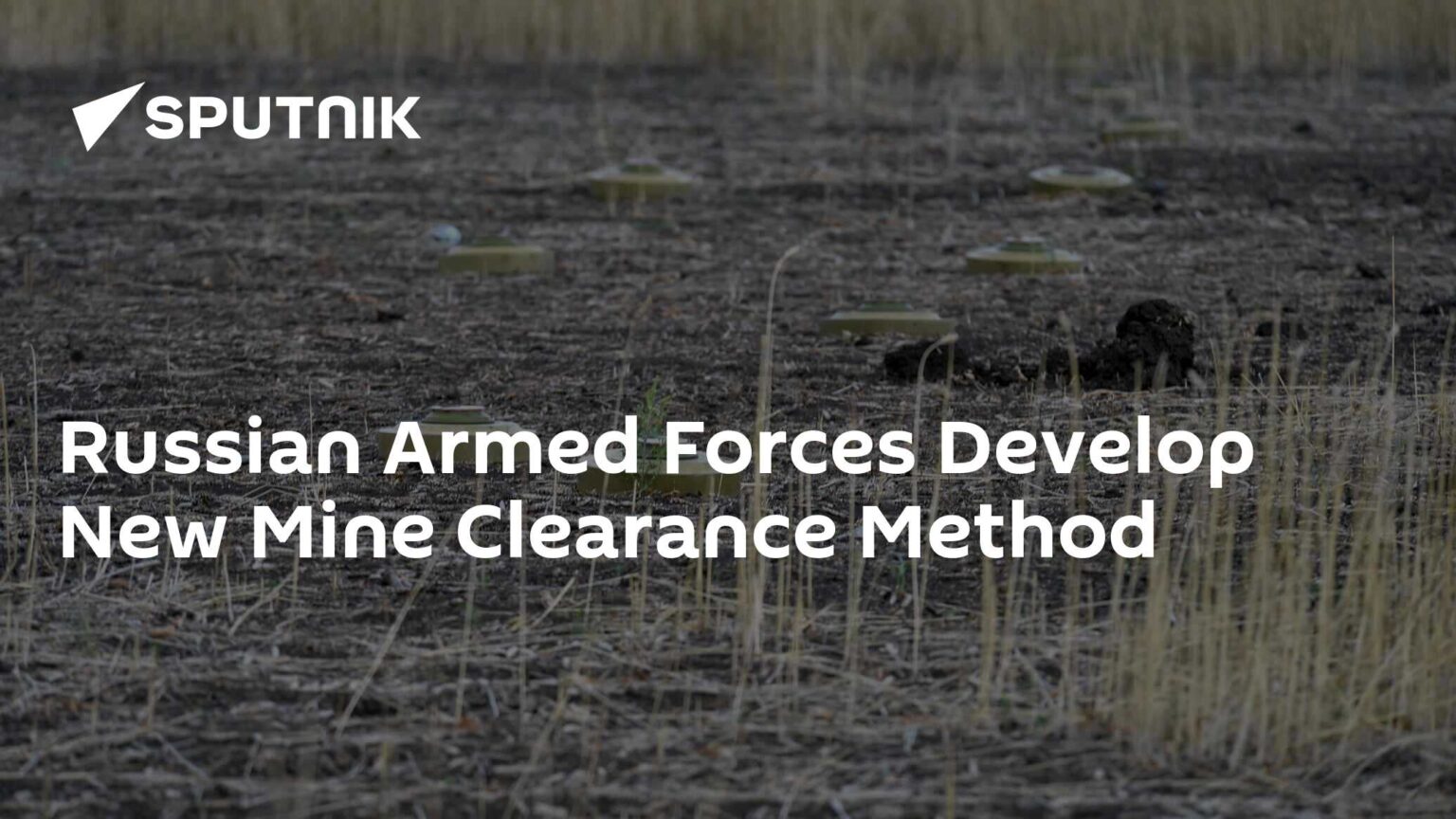 Russian Armed Forces Develop New Mine Clearance Method