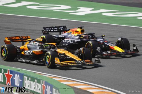 Lando Norris, Max Verstappen, Zandvoort, 2024