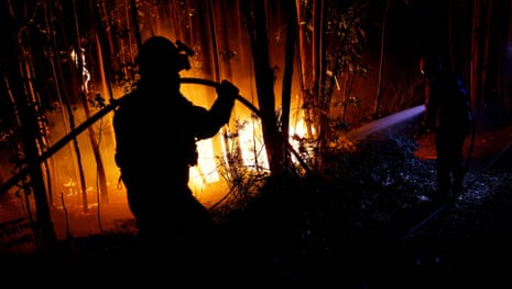 Wildfires rage across Portugal – video