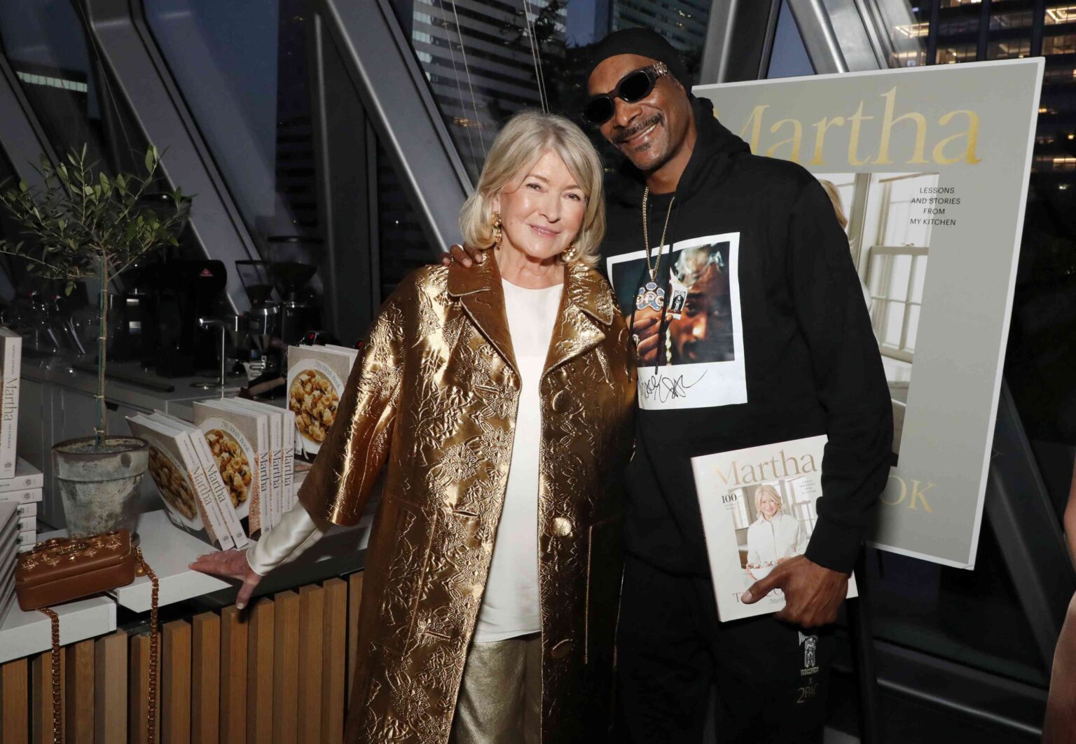 Snoop Dogg Gave a Surprise Speech at an Event for Martha's 100th Cookbook—'I Just Told Her How Much I Loved Her'