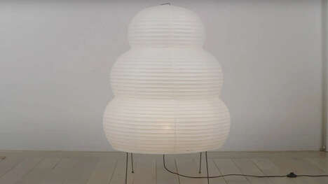 Structural Washi Paper Lamps