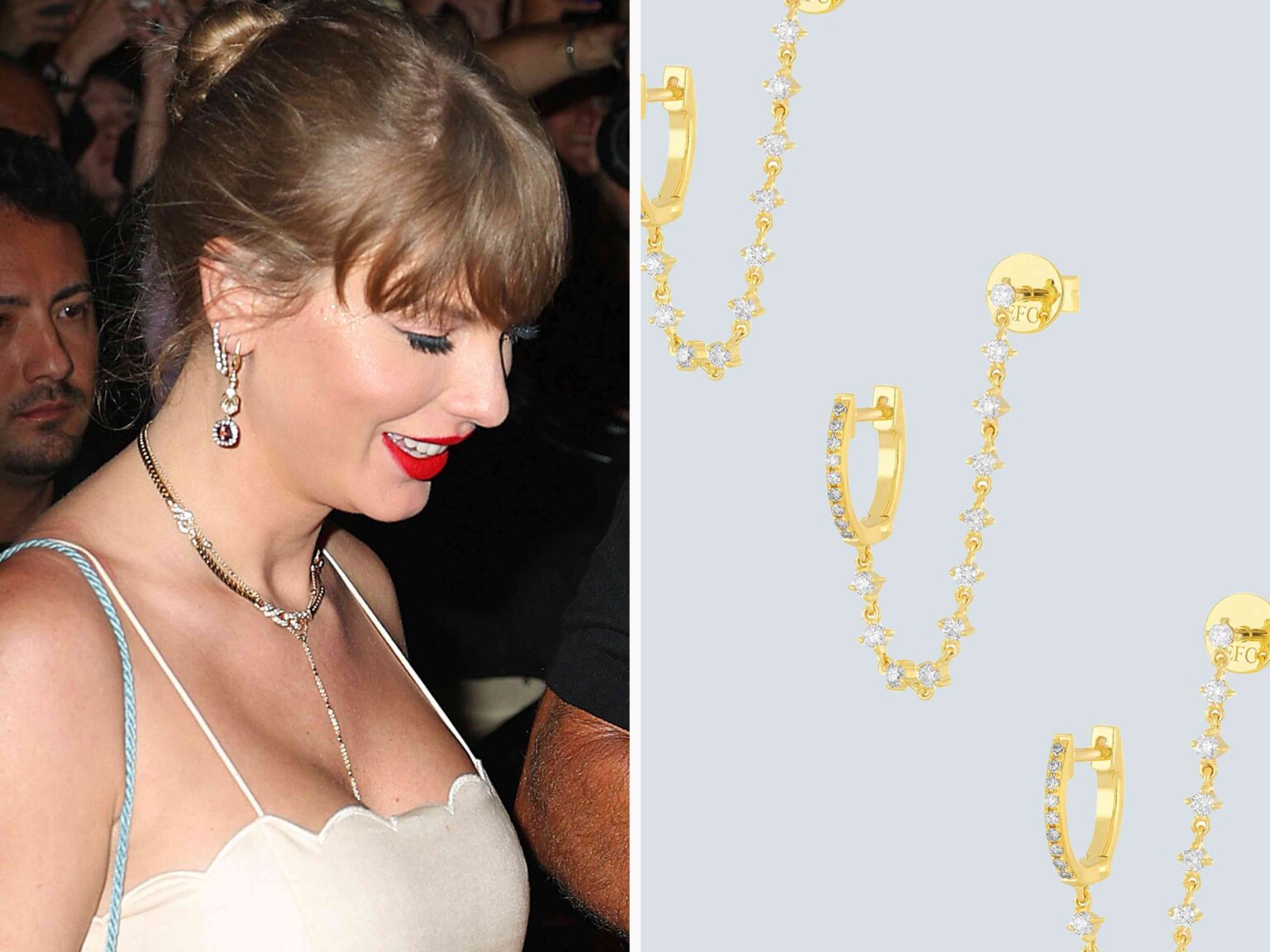 Taylor Swift Wore This Glitzy Earring 4 Times—and It’s Surprisingly Still in Stock