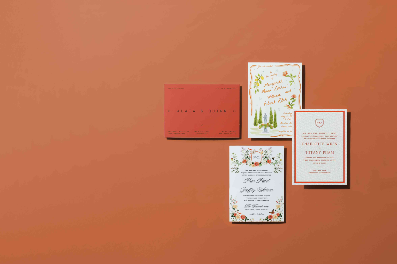 The 'Brides' 2025 Color of the Year Brings the Saturated Orange Trend to Weddings