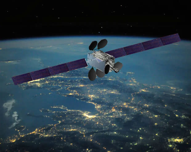 Image of an Intelsat Satellite