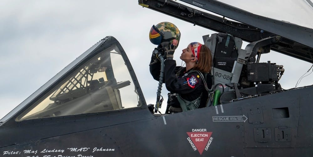 The first female commander of the Air Force's A-10 demo team reflects on flying the Warthog on the eve of its retirement