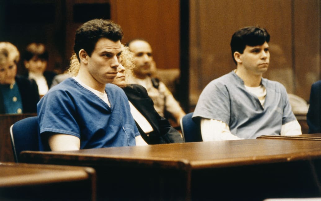 Erik and Lyle Menendez during their trial.