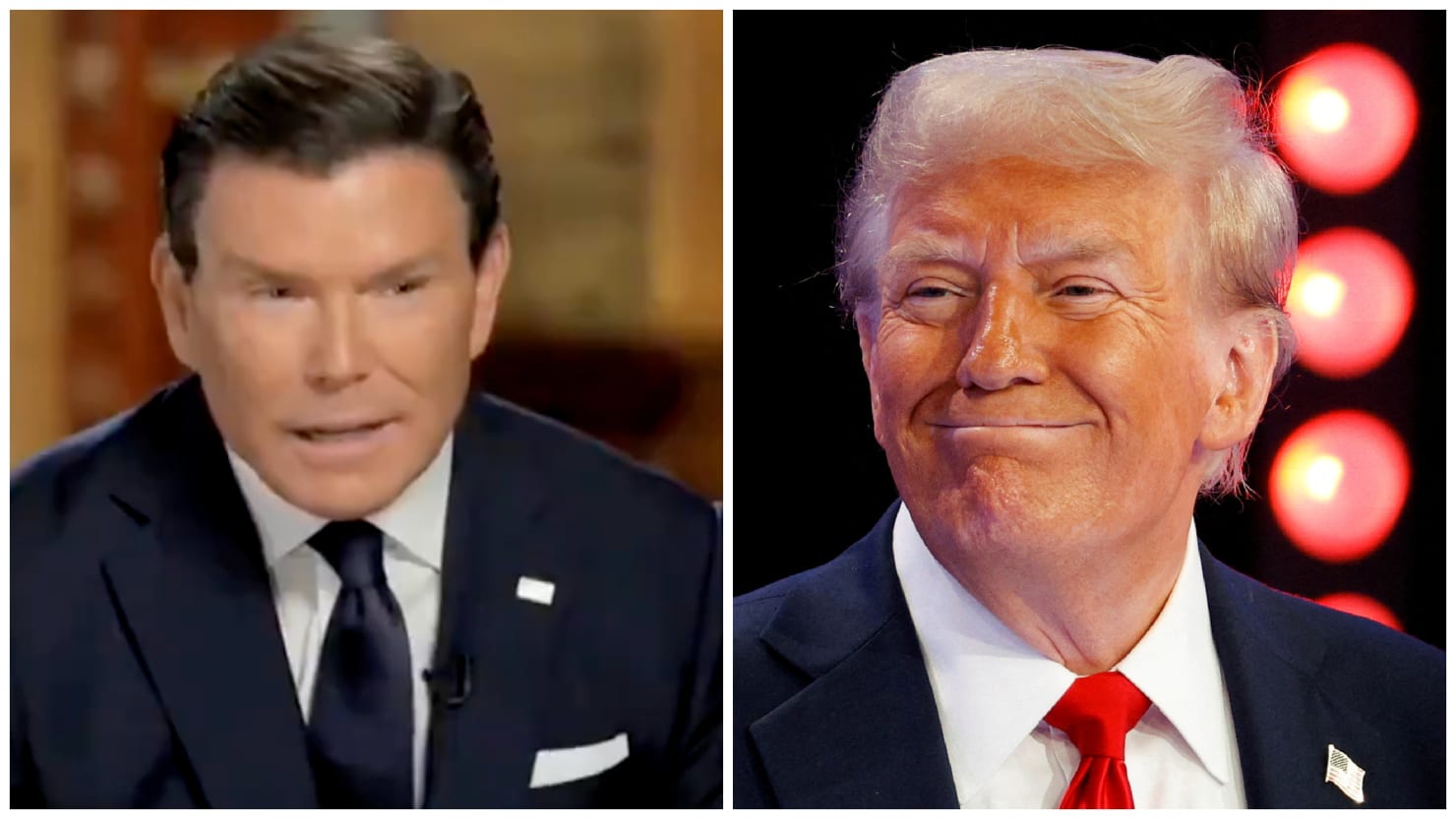 Trump Gushes Over ‘Fair’ Bret Baier After Harris Interview