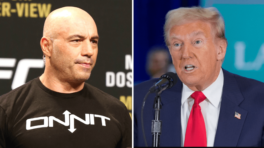 Trump and Joe Rogan sit for three hour interview