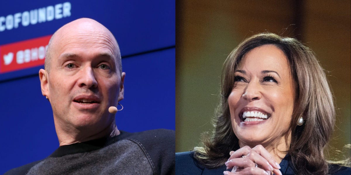 VC power player Ben Horowitz says he'll donate to Kamala Harris. Read the memo.