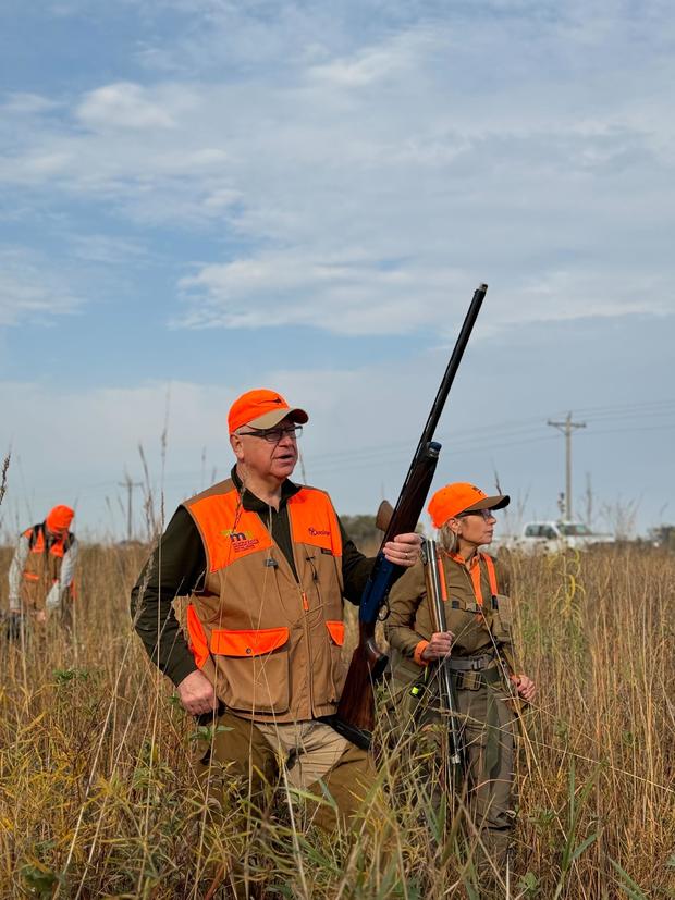 Tim Walz pheasant hunts