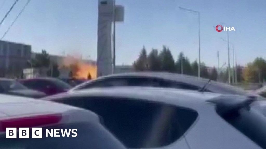 Watch: Explosion and gunshots seen near Turkish city of Ankara