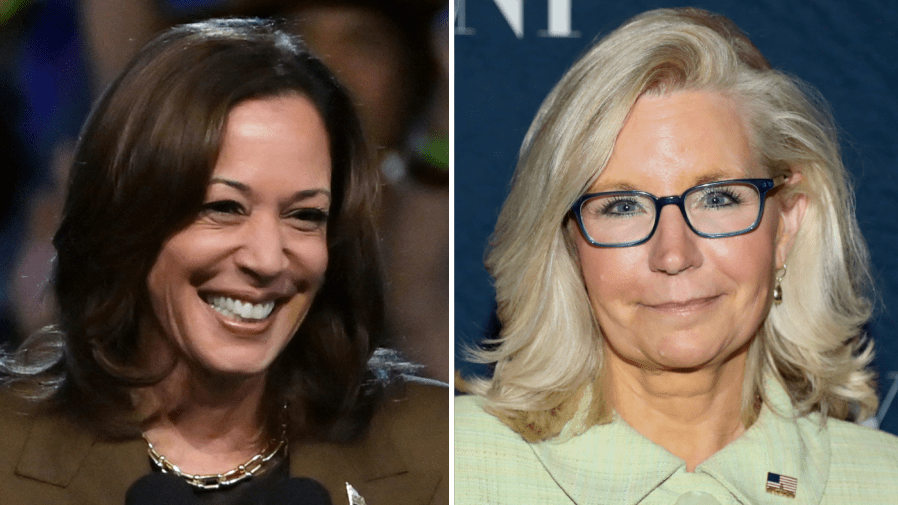 Watch live: Harris hits ‘blue wall’ states with Liz Cheney