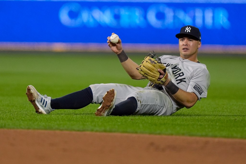 Yankees’ Anthony Volpe showing encouraging signs in first postseason